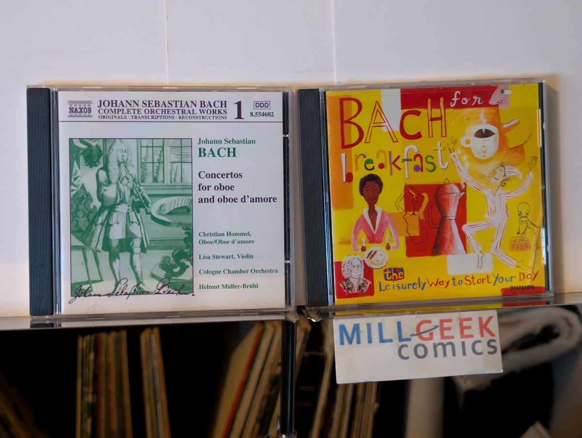 Bach Concertos for Oboe / Bach for Breackfast, 2 CD lot -JD