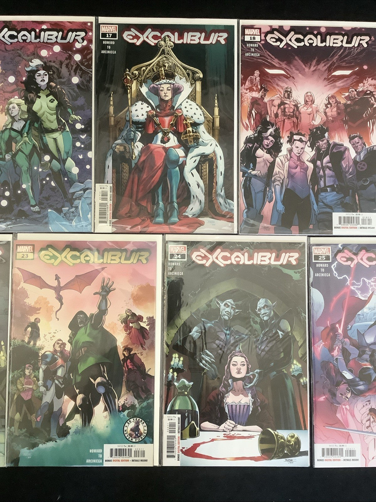 Excalibur #1-26 Complete Comic Series, Marvel, Tini Howard/Marcus To, 2019