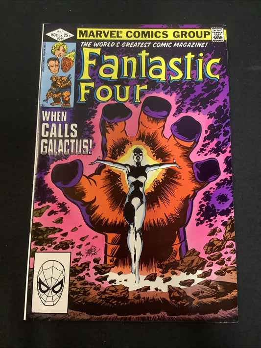 Fantastic Four #244 (Marvel July 1982) VF+ (8.5) 1st App Nova (Frankie Raye)