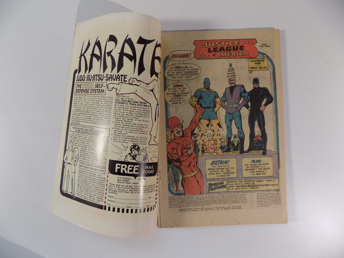 Justice League of America #111 DC Comic June 1974 Fine/Very Fine