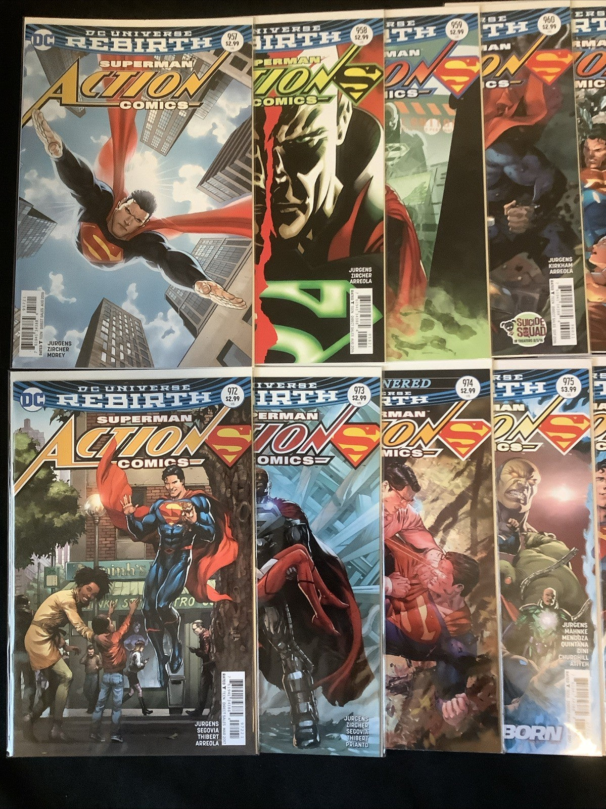 Action Comics #957-1048 (Missing #1035) Comic Lot, DC, Additional Variant Covers
