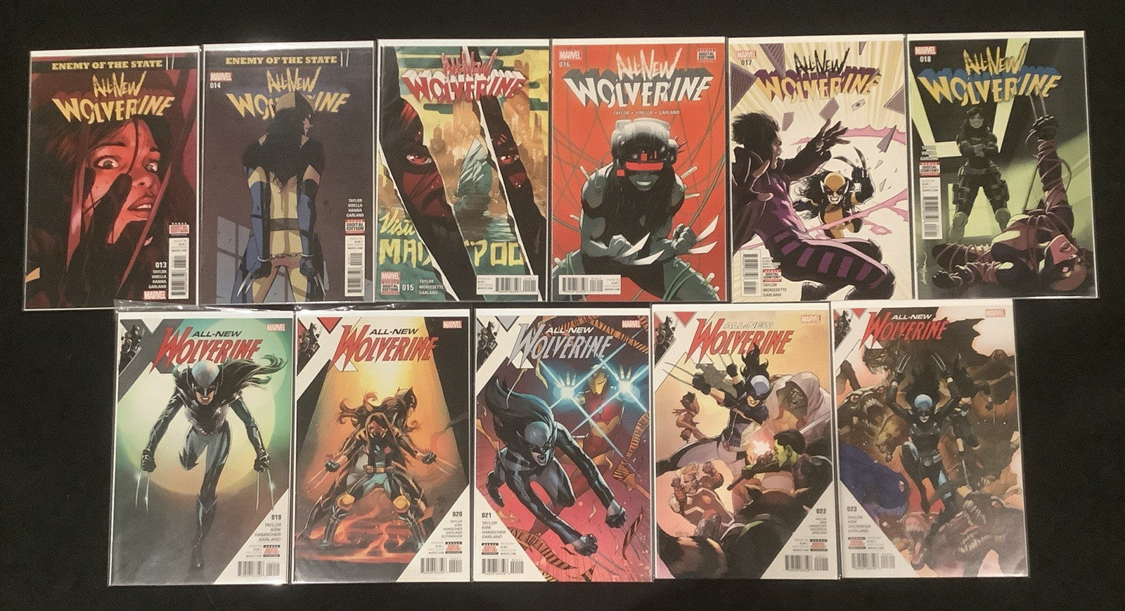 All-New Wolverine #1-35 Complete Comic Series, Marvel, 1st App Honey Badger