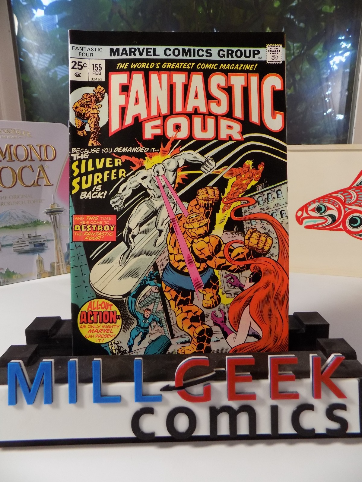 Fantastic Four #155 Marvel Comic February 1975 Very Fine