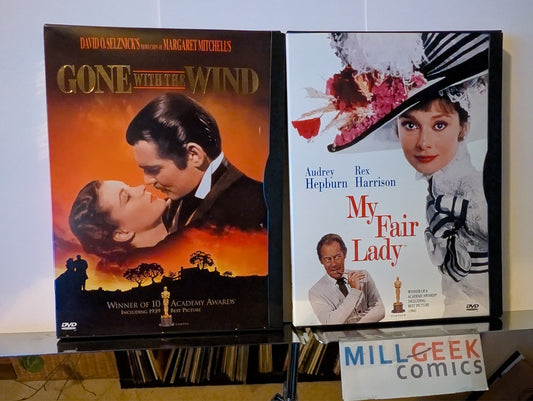 Gone with the Wind / My Fair Lady, 2 Movie Set (DVD) Like New -JD