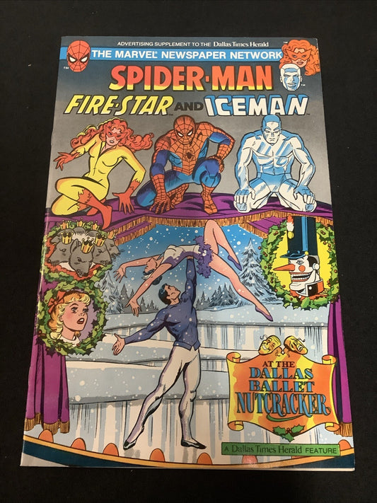 Spider-Man Fire-Star And Iceman Promo Comic (1983) VF/NM (9.0) Scarce