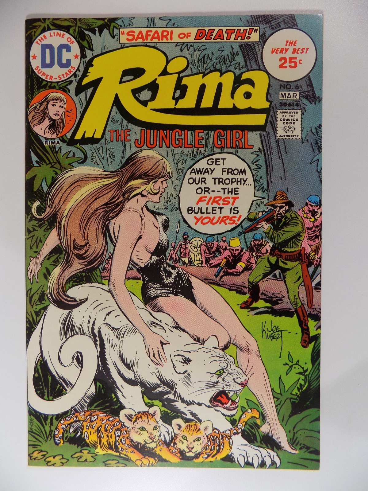Rima the Jungle Girl #1-7 Complete! DC Comics 1974-75 VF or Better