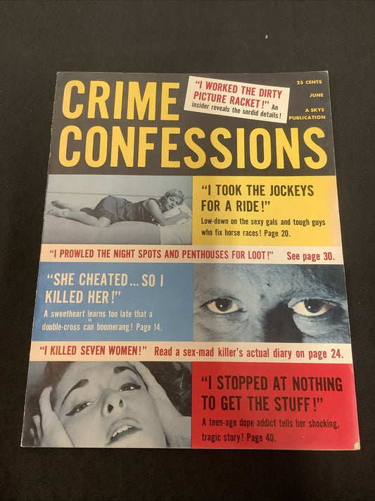 Crime Confessions Magazine (June 1956) Controversial Stories