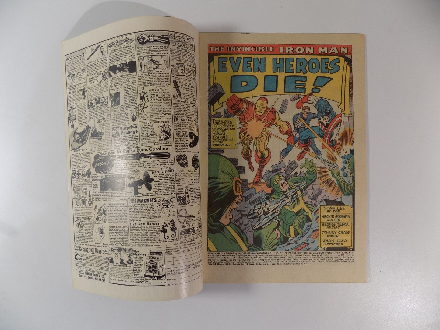 Iron Man #18 Marvel Comic October 1969 Fine/Very Fine