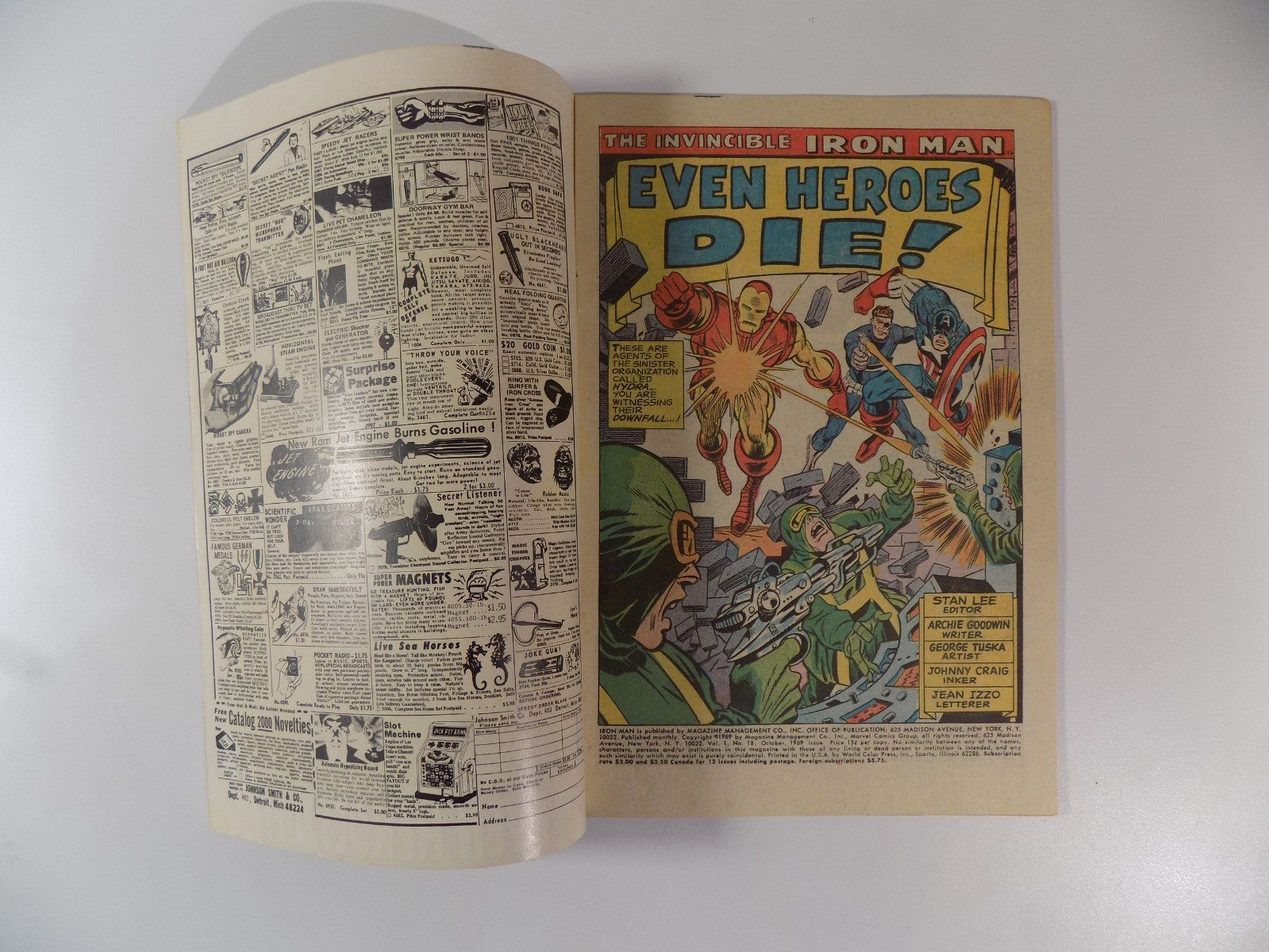 Iron Man #18 Marvel Comic October 1969 Fine/Very Fine
