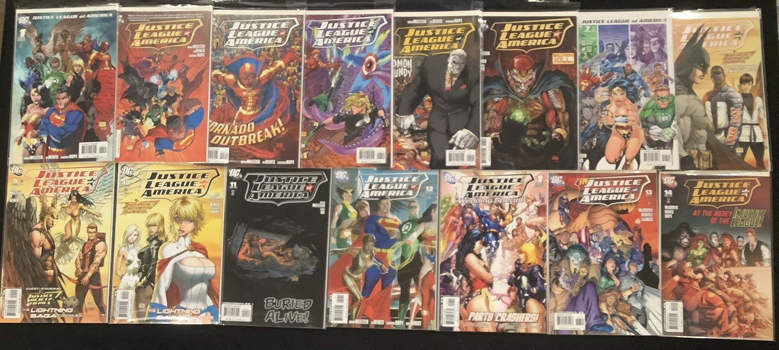 Justice League of America #1-30 + Wedding Special Comic Lot, Meltzer, Benes