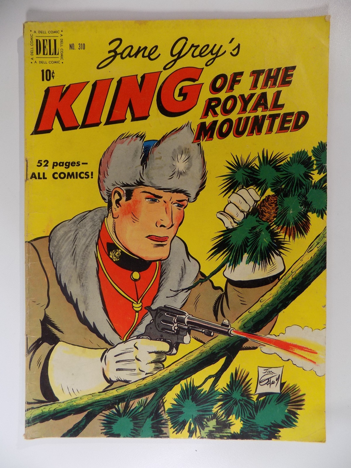 King of the Royal Mounties (Zane Grey's) Four Color #310 Dell Comic 1950 Fine