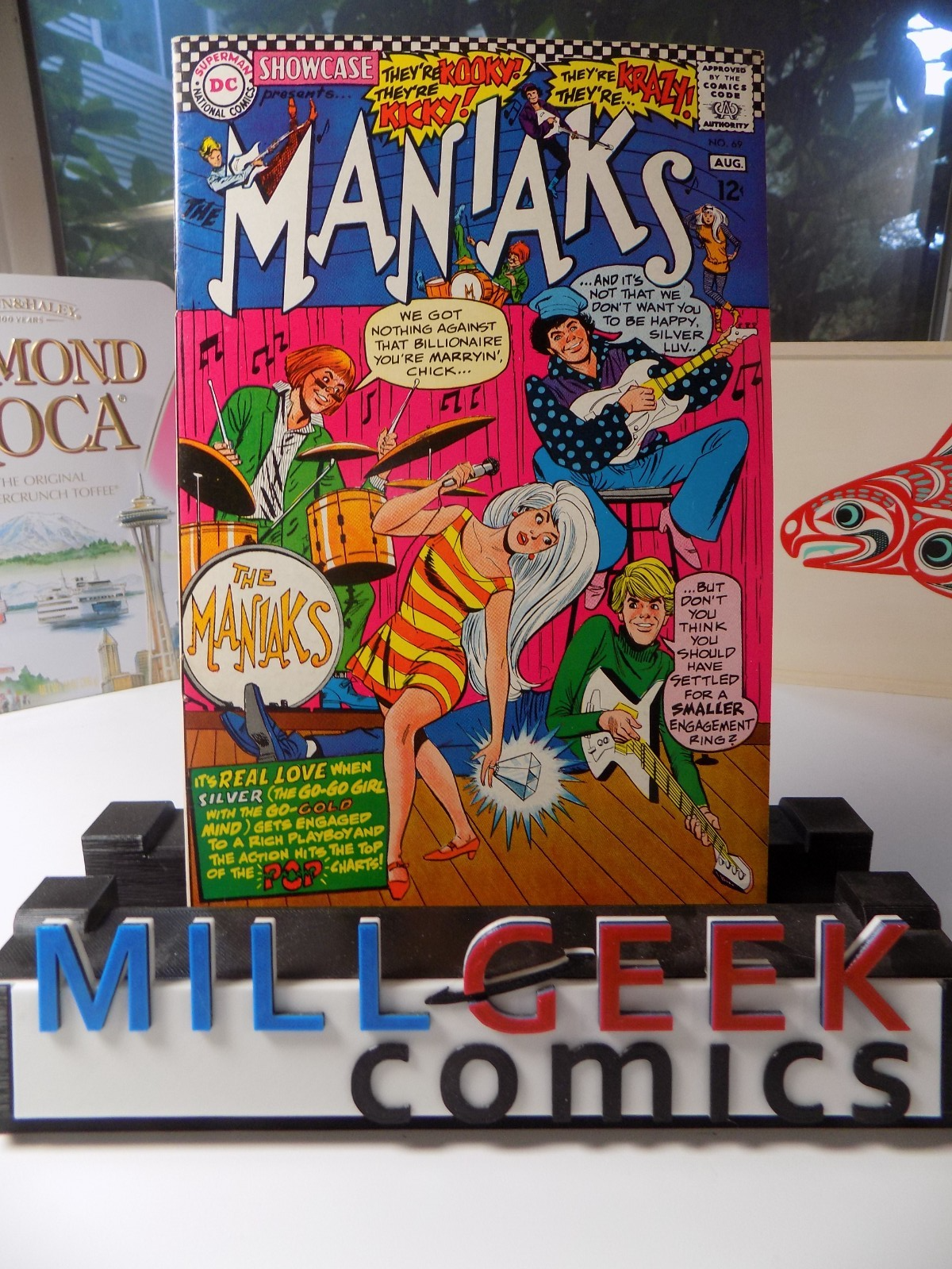 Showcase #69 The Maniaks DC Comic August 1967 Very Fine+