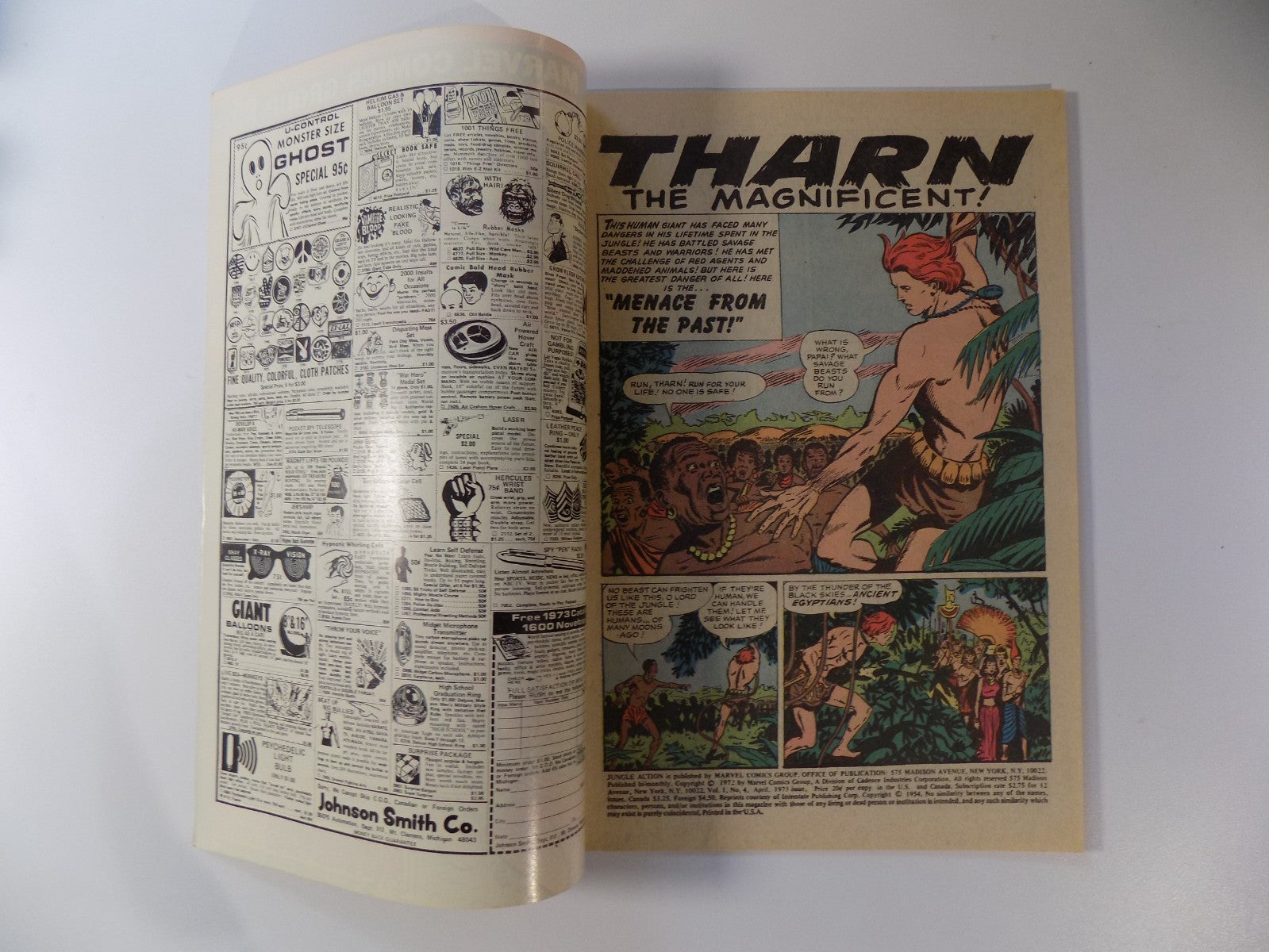 Jungle Action #4 Marvel Comic April 1973 Very Fine