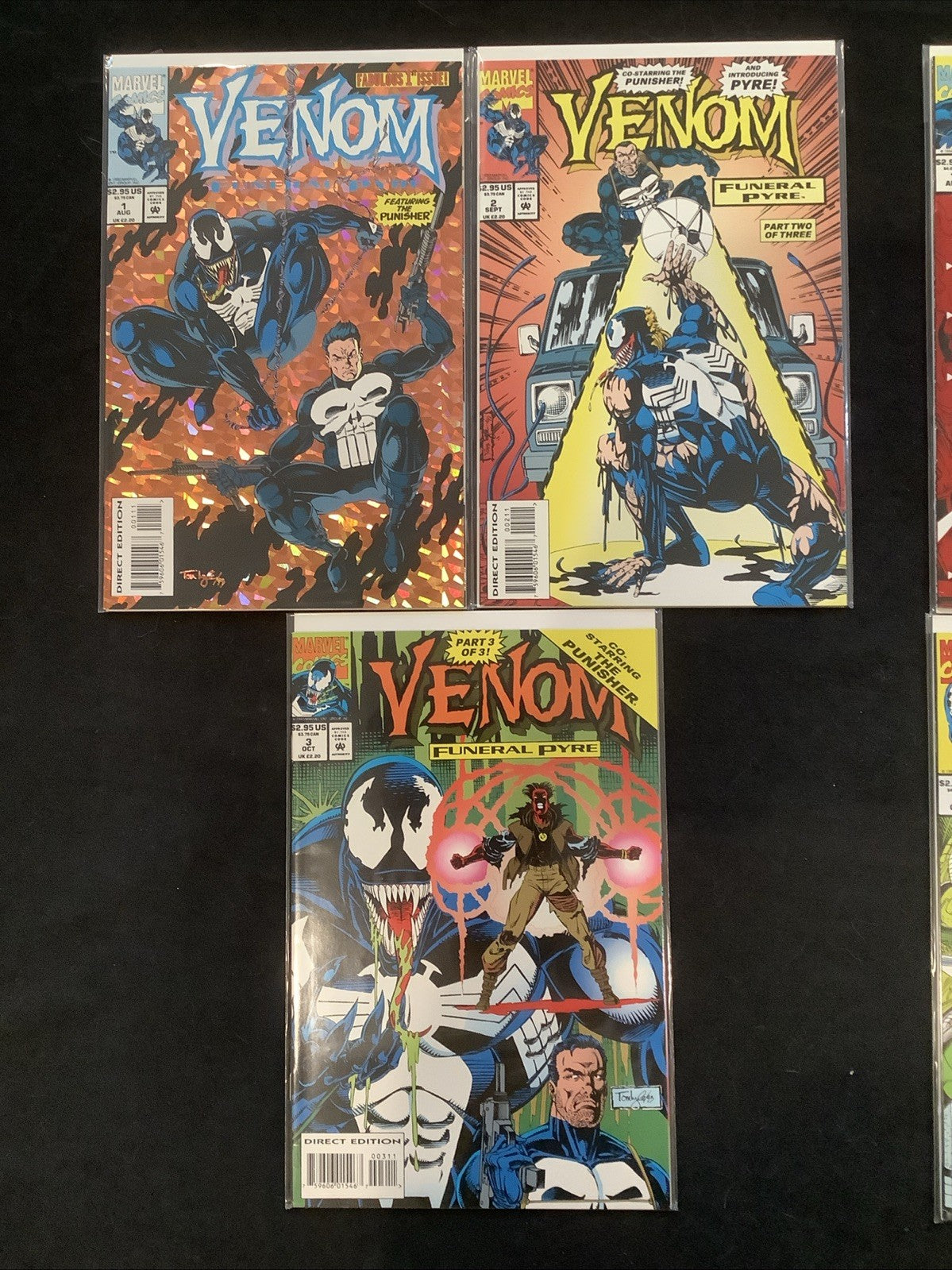 Venom Comic Bundle: Funeral Pyre, Nights Of Vengeance, The Hunger, All Complete