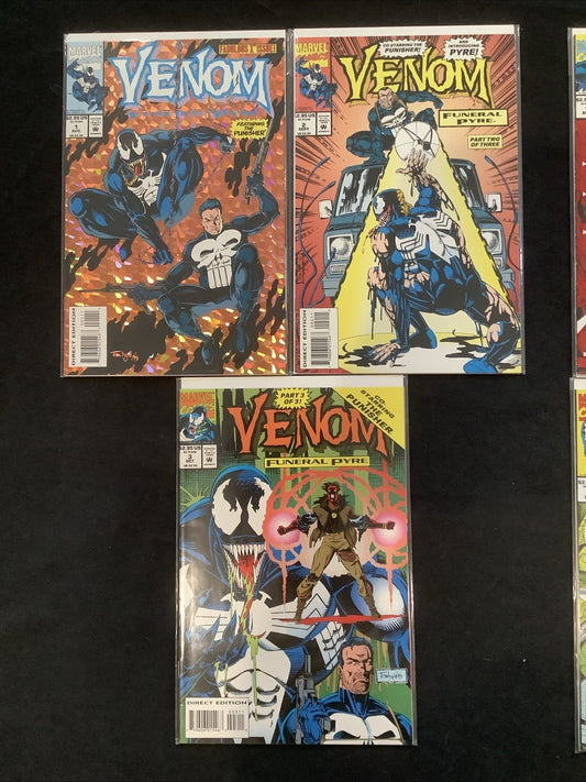 Venom Comic Bundle: Funeral Pyre, Nights Of Vengeance, The Hunger, All Complete