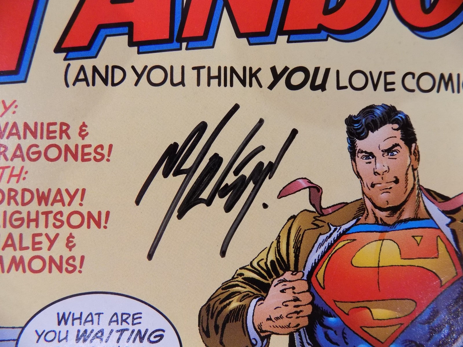 Fanboy #1 DC Comic Signed by Haley & Evanier March 1999 NM-