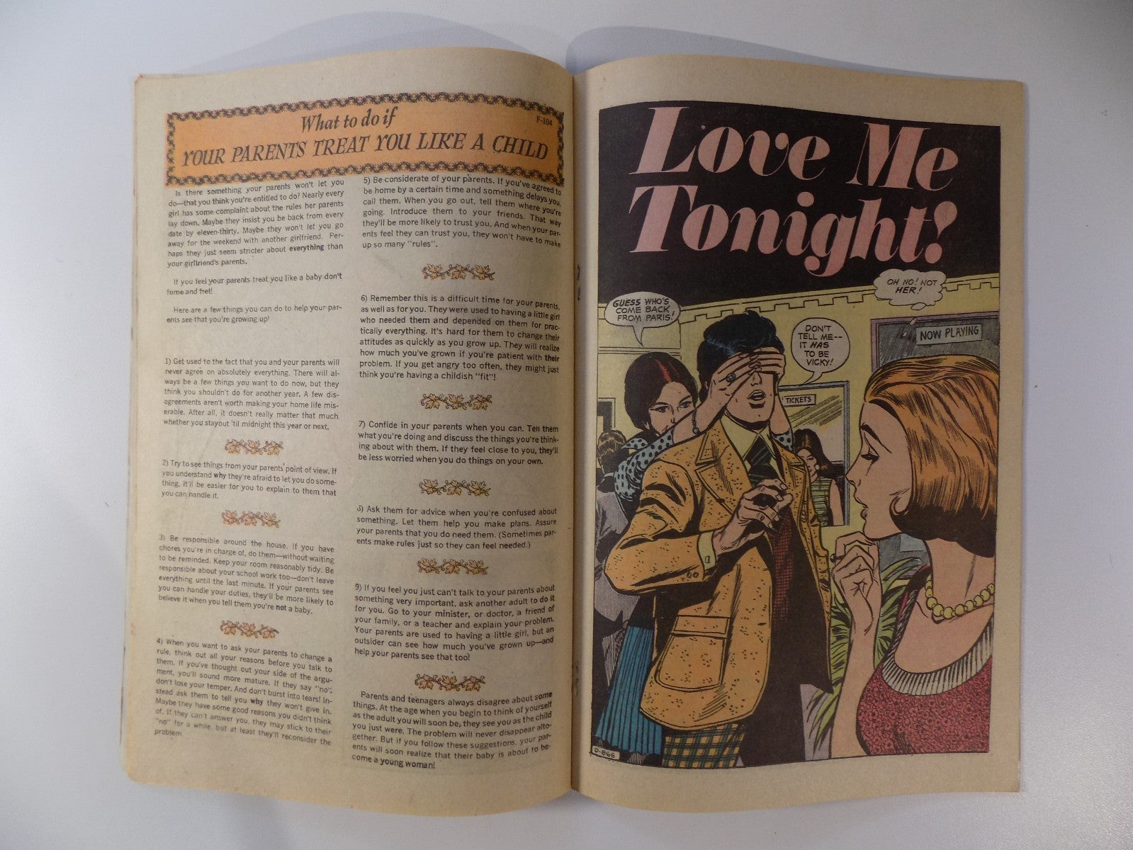 Girls' Love #174 DC Comic October 1972 Fine/Very Fine