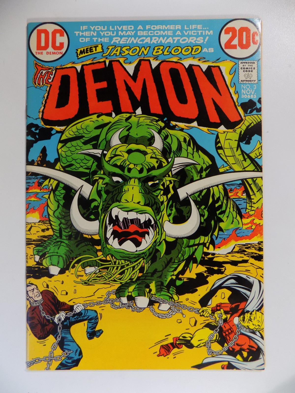 Demon #3 DC Comic November 1972 Very Fine+
