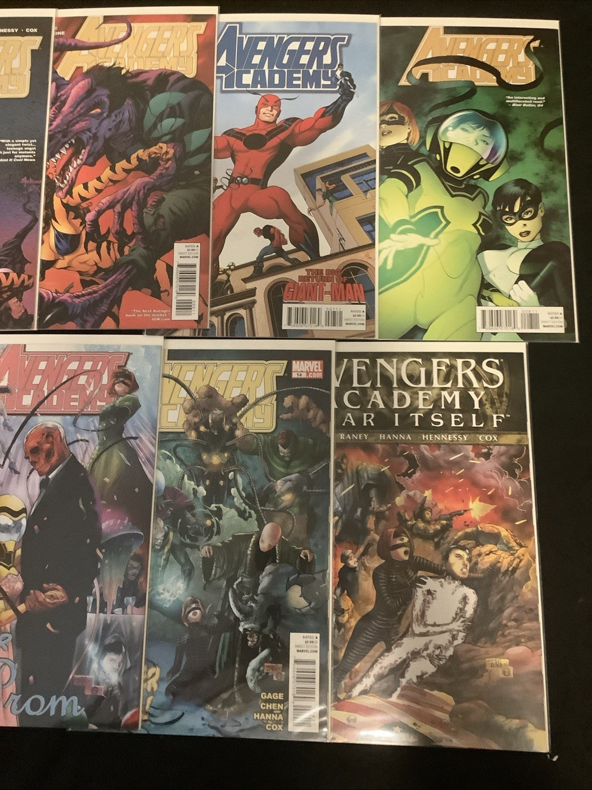Avengers Academy #1-31 (Missing #23) Comic Lot, 1st App White Tiger (Ava Ayala)