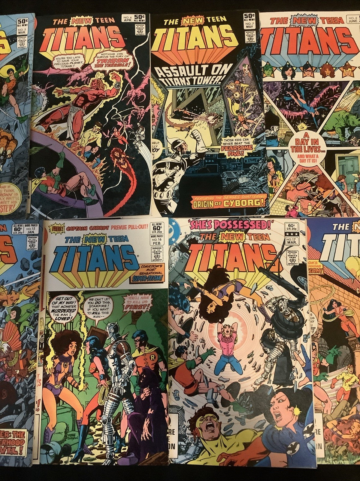 New Teen Titans #4-58 + Annuals #1-3 (MISSING #44) Comic Lot, Wolfman/Perez, DC