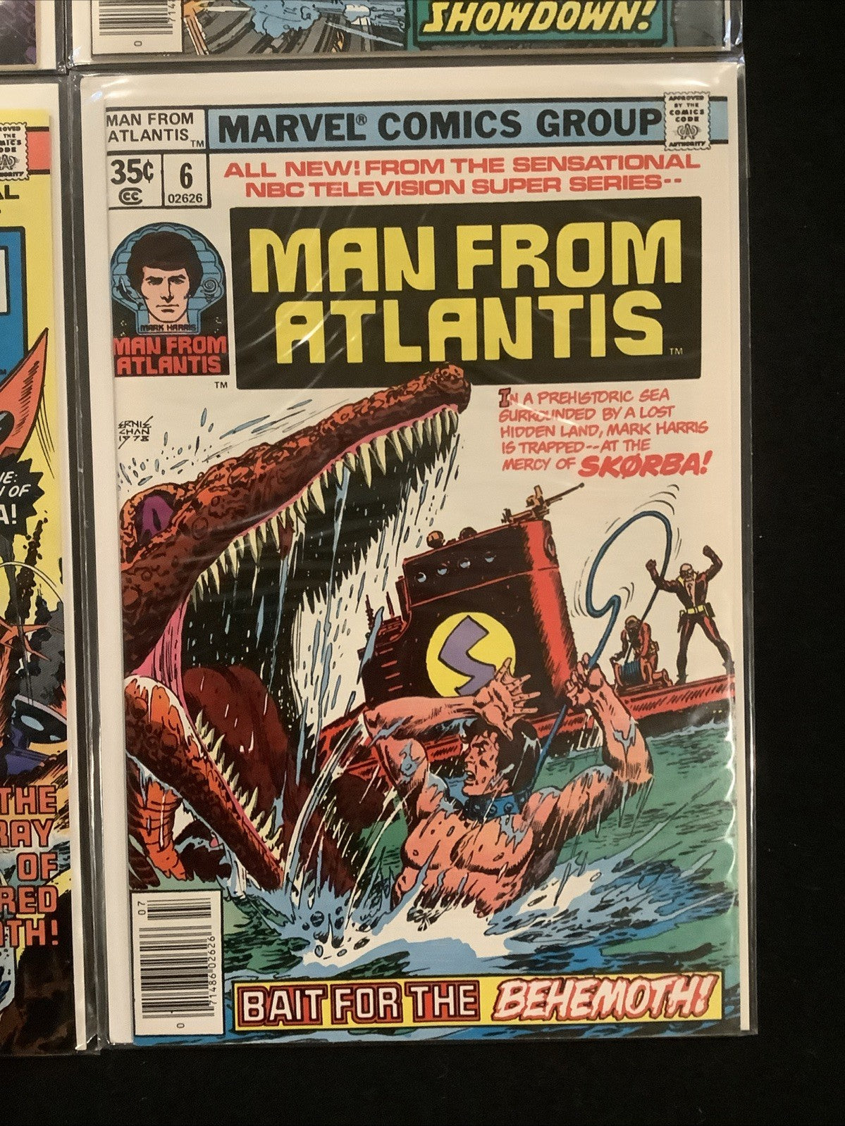 Man from Atlantis #1-6 Comic Lot, Marvel Comics, Bill Mantlo/John Buscema