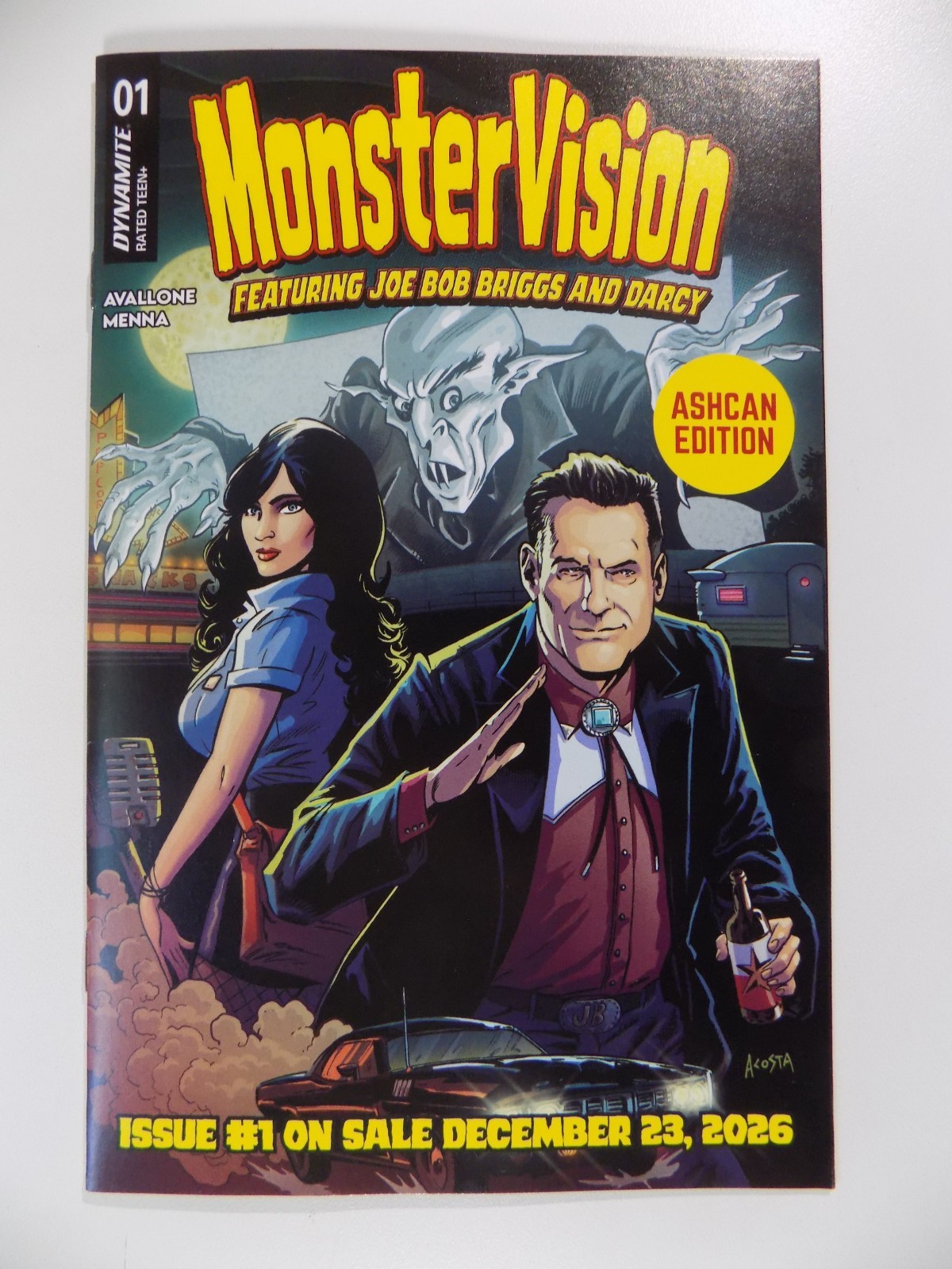 MonsterVision #1 Ashcan Edition Dynamite Comic 2026