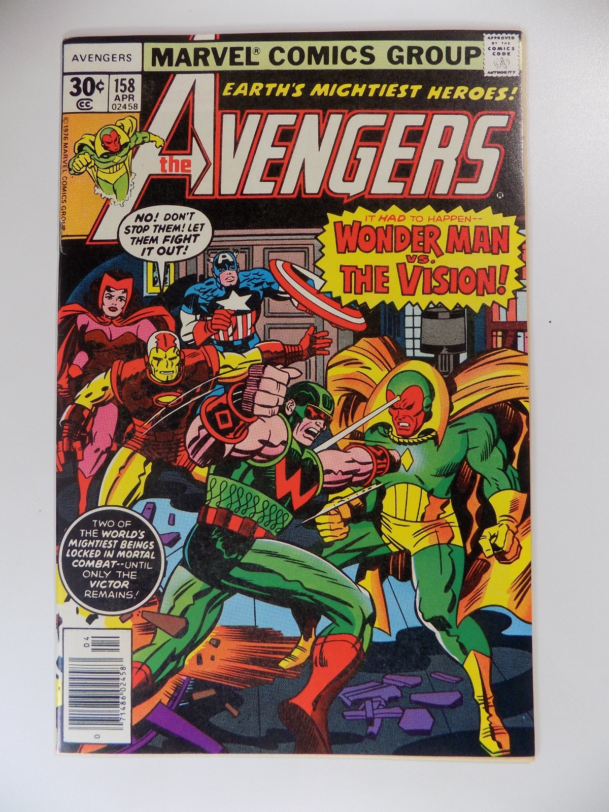 Avengers #158 Marvel Comic April 1977 Very Fine/Near Mint