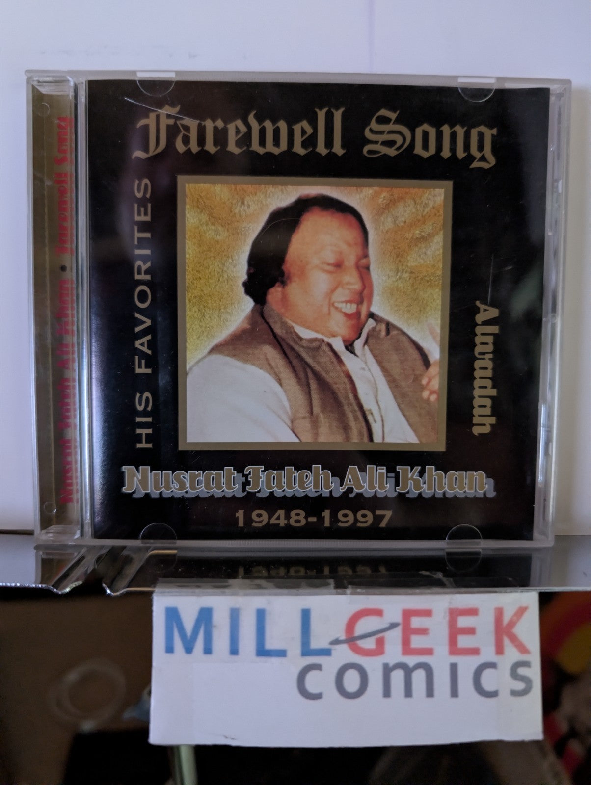 Nusrat Fateh Ali Khan 2 CD Lot (Farewell Songs, Visions of Allah) -JD