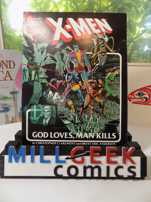 X-Men God Loves, Man Kills Marvel Graphic Novel #5 First Print 1982 Very Fine+