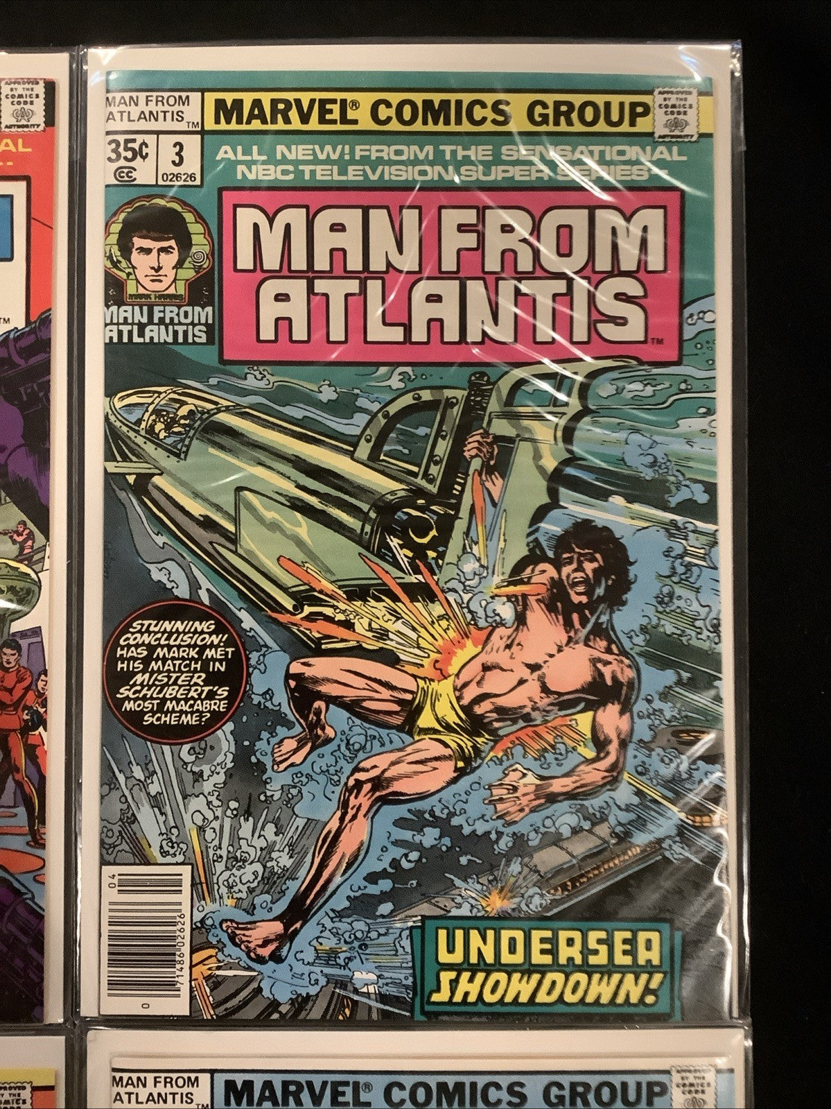 Man from Atlantis #1-6 Comic Lot, Marvel Comics, Bill Mantlo/John Buscema
