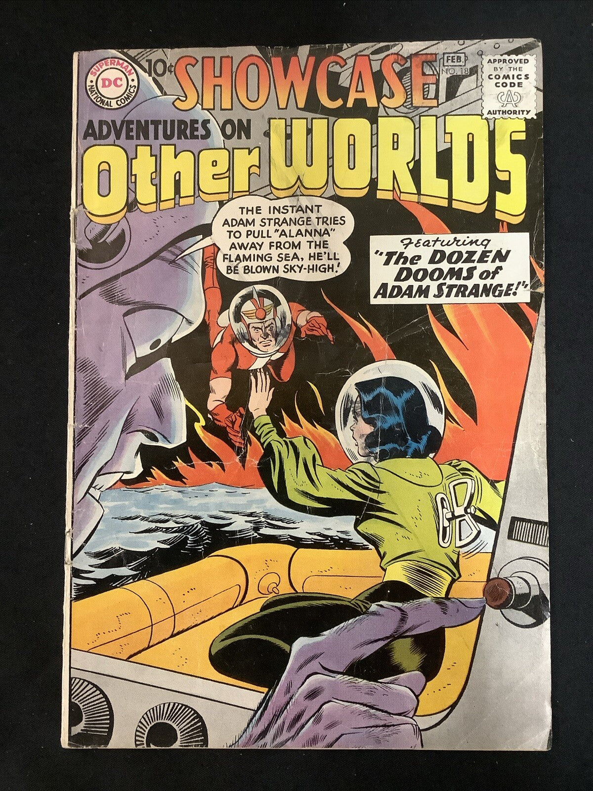 Showcase #18 (1956) Good (2.0) Gardner Fox, 2nd appearance of Adam Strange