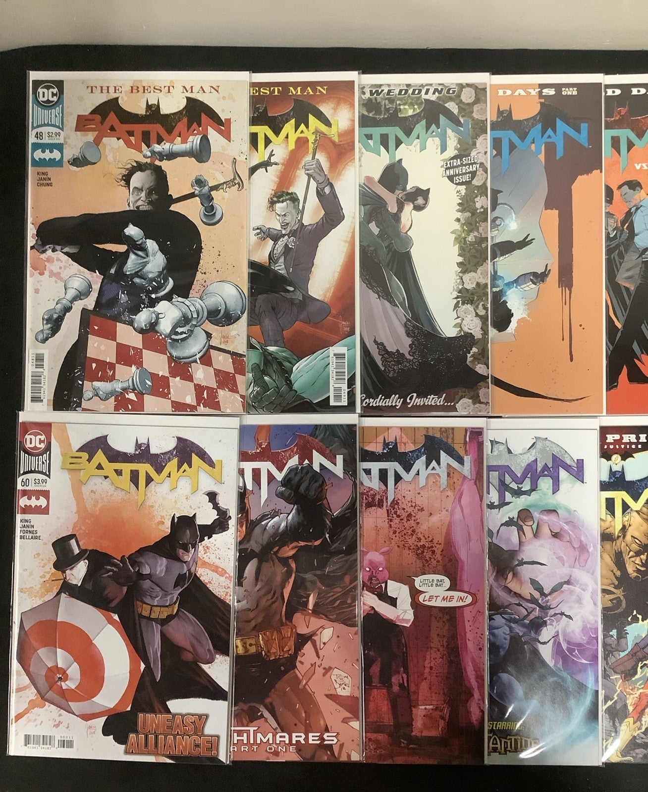 Batman #20-71 Comic Lot, DC Comics, Tom King, Batman/Catwoman Proposal, 2016