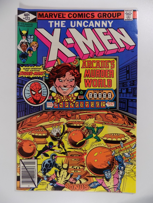 Uncanny X-Men #123 Marvel Comic July 1979 Very Fine+