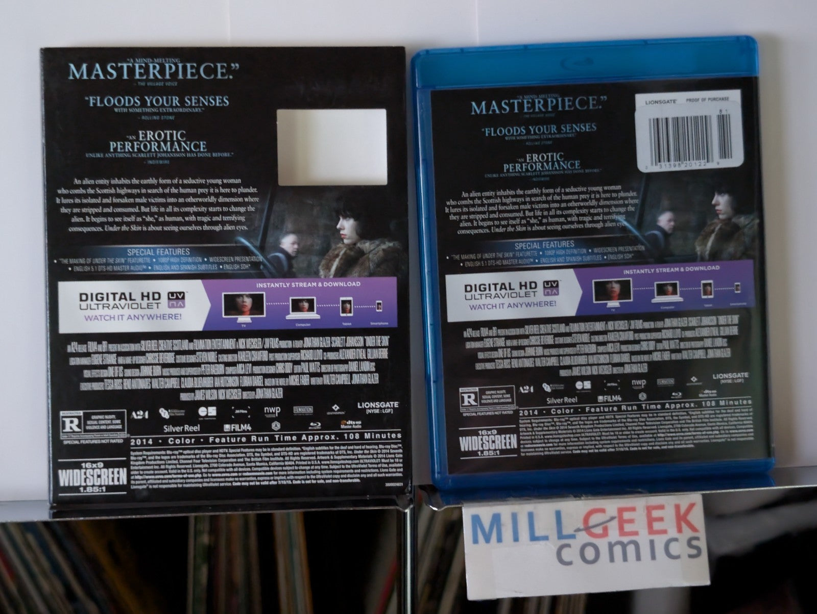 Under the Skin, Scarlett Johansson (Blu-ray) -JD