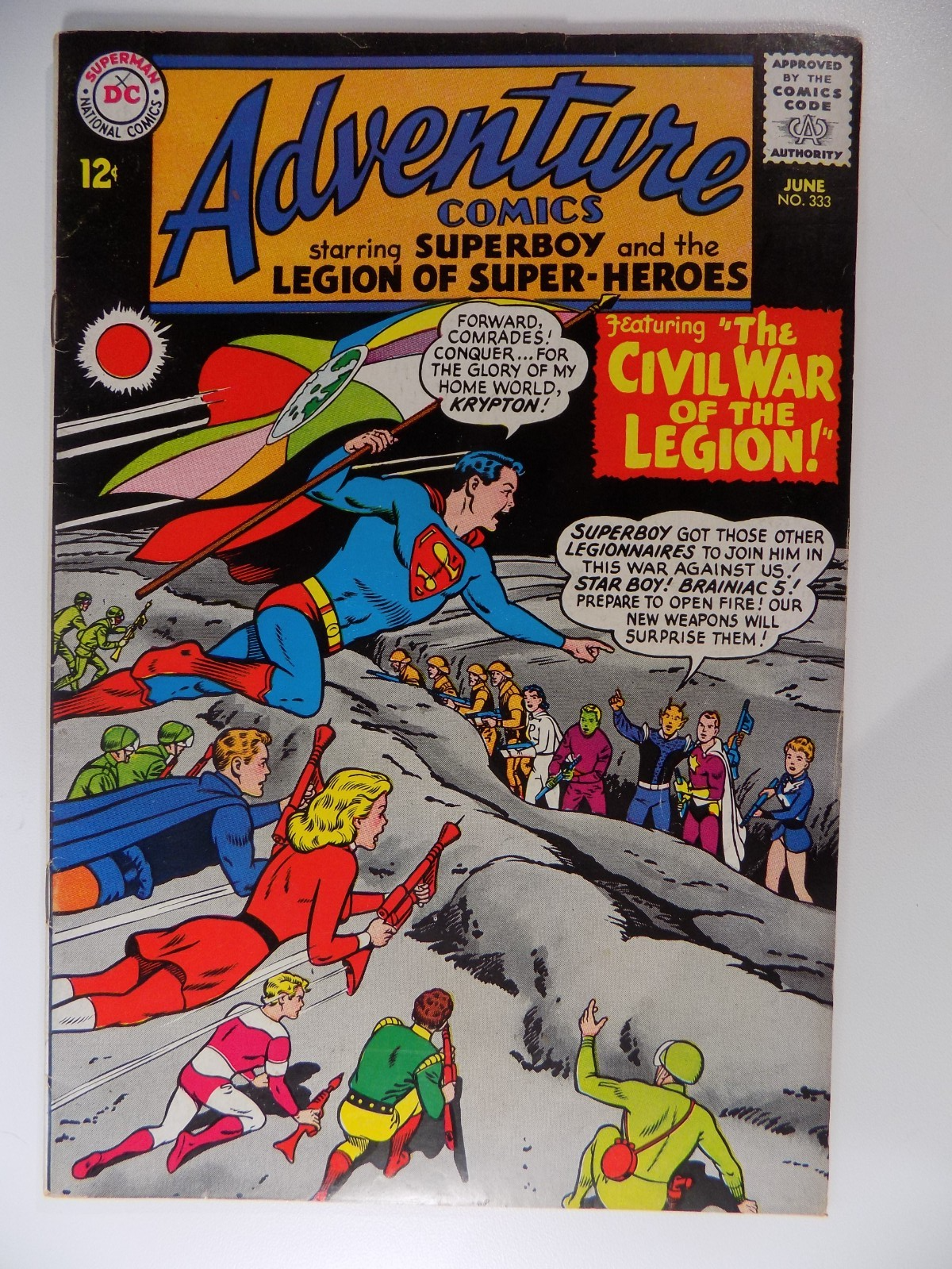 Adventure Comics #333 DC Comic June 1965 Very Fine-