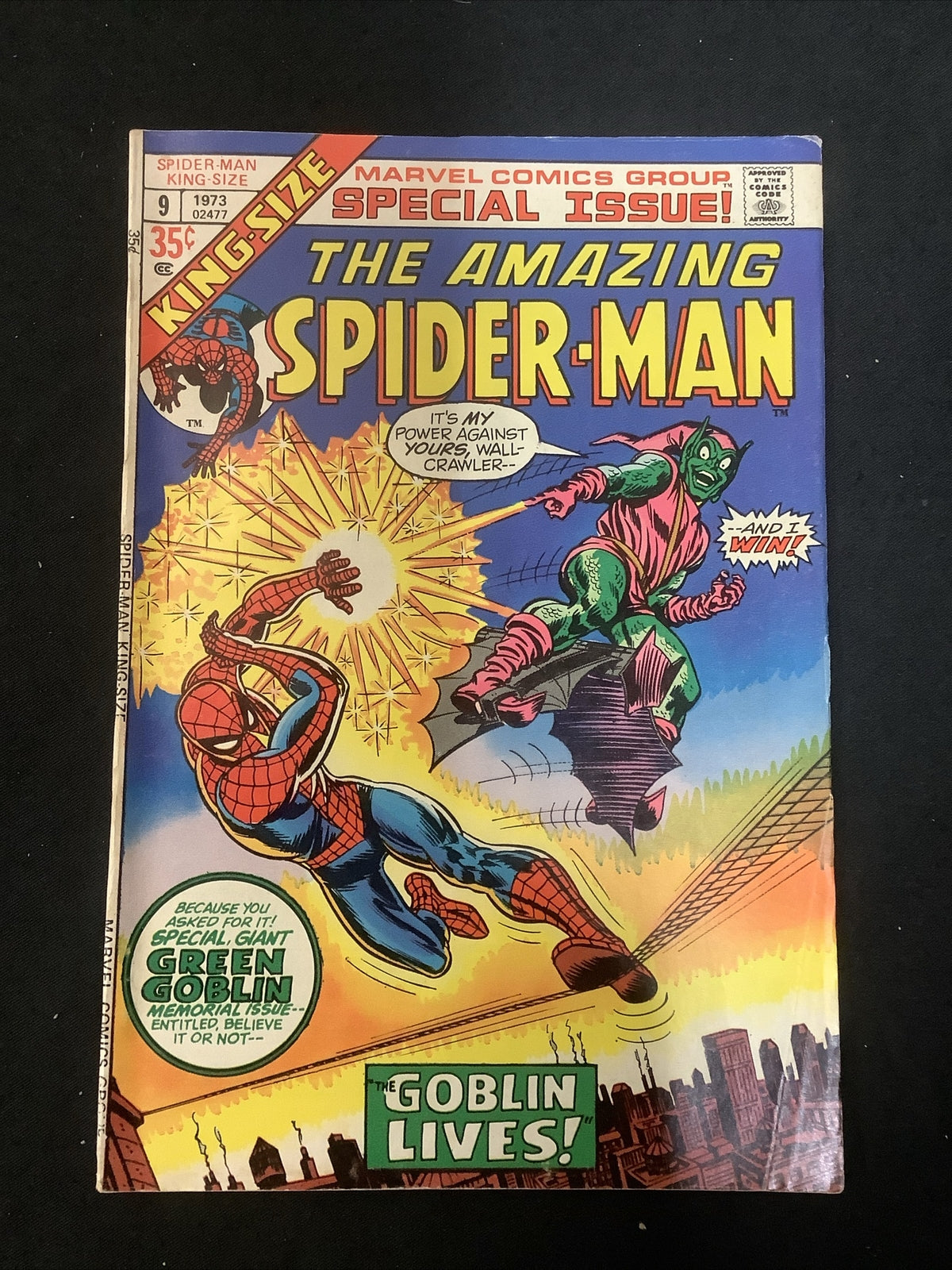 Amazing Spider-Man King-Size #9 (1973) F/VF (7.0) Stan Lee/John Romita Sr.