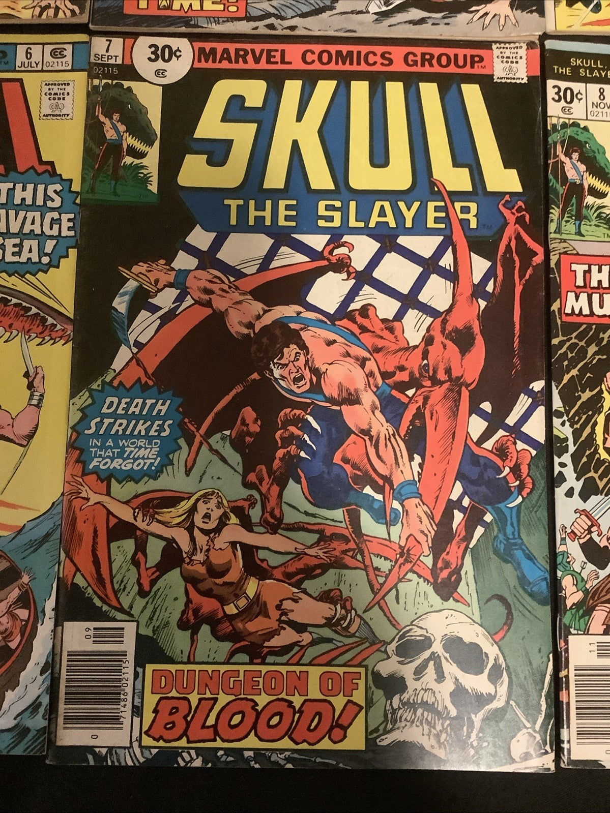 Skull the Slayer #1-8 Complete Comic Series, Marvel Comics, Gil Kane, 1st Skull