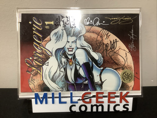 Lady Death in Lingerie #1 (Chaos! Comics August 1995) Autographed, Sealed W/ COA