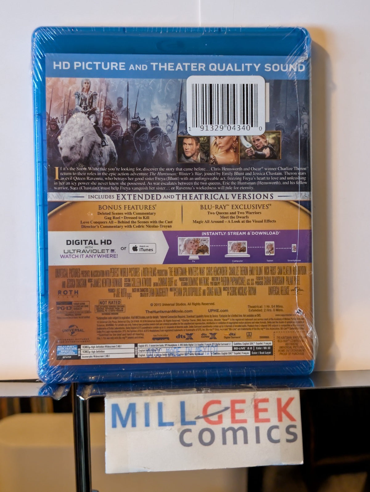 The Huntsman: Winter's War (Blu-ray, 2016) -JD