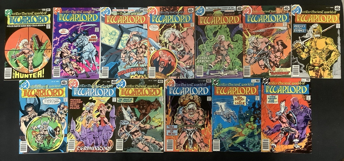 Warlord #1-86 + Annuals #1-4 & 1st Issue Special #8, 1st App Warlord, See Pics