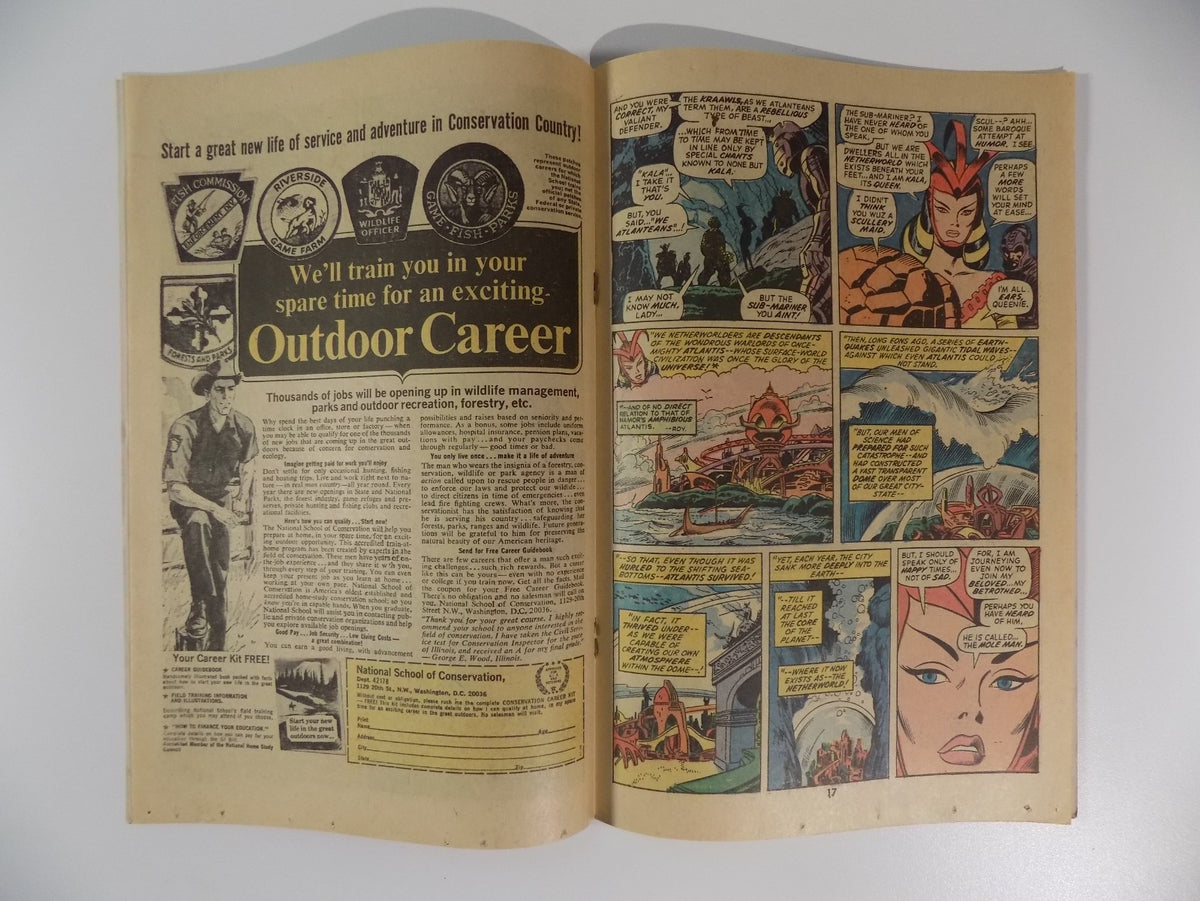 Fantastic Four #127 Marvel Comic October 1972 Very Fine