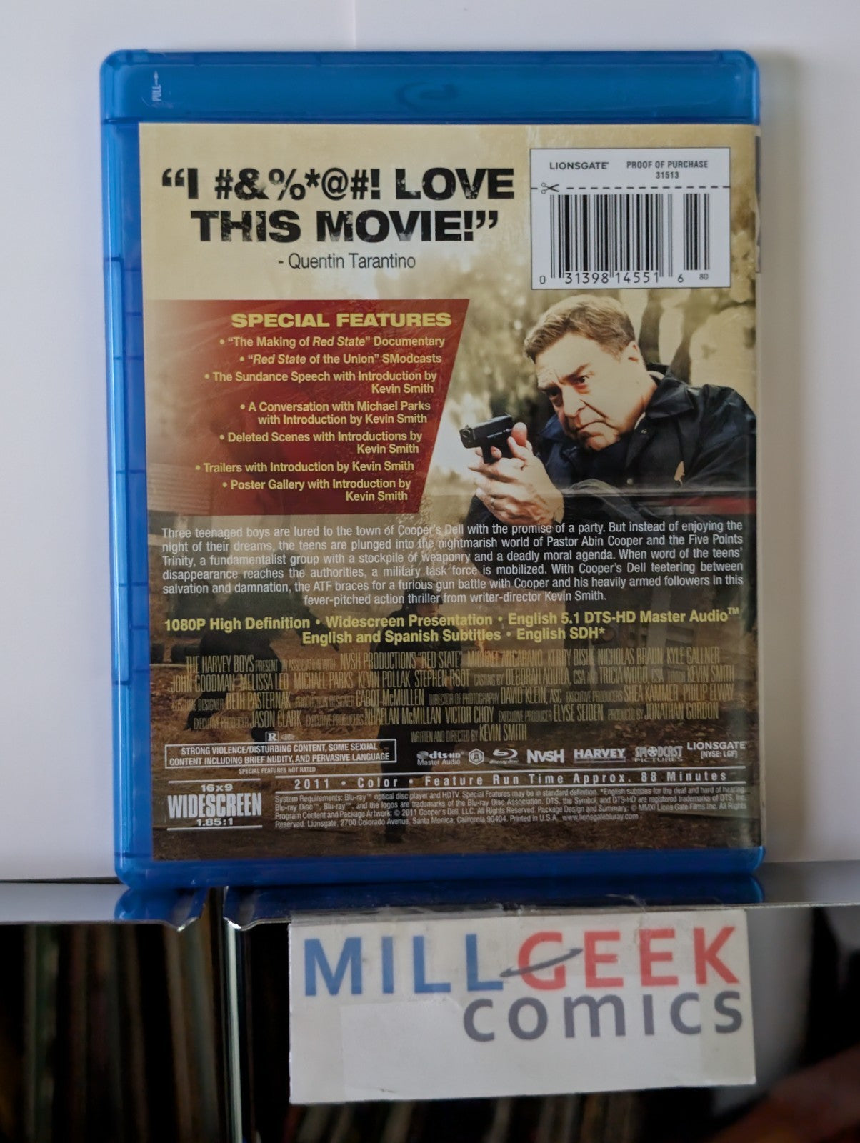 Red State - Michael Angarano, Kyle Gallner, Kevin Smith RARE OOP (Blu-ray) -JD