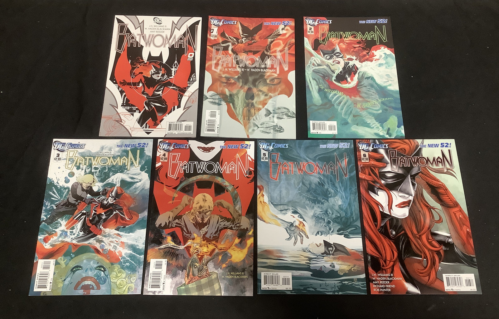 Batwoman #0 (pre New 52) + #1-6 Comic Lot, DC Comics, 2011, 1st App La Llorna