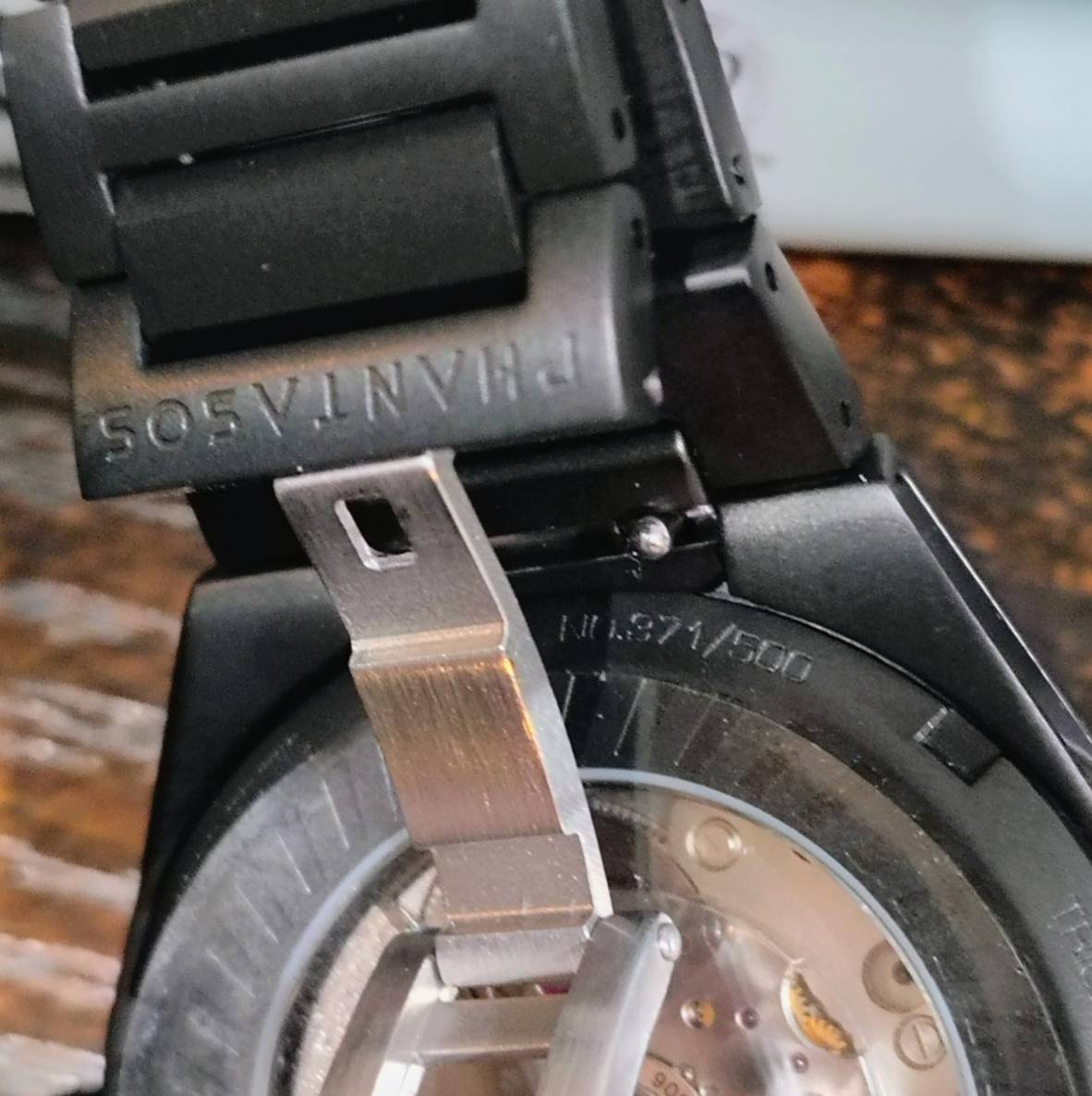 Phantasos Triclops 42mm Wandering Hour Automatic Watch - Nightwalker Black+Xtras