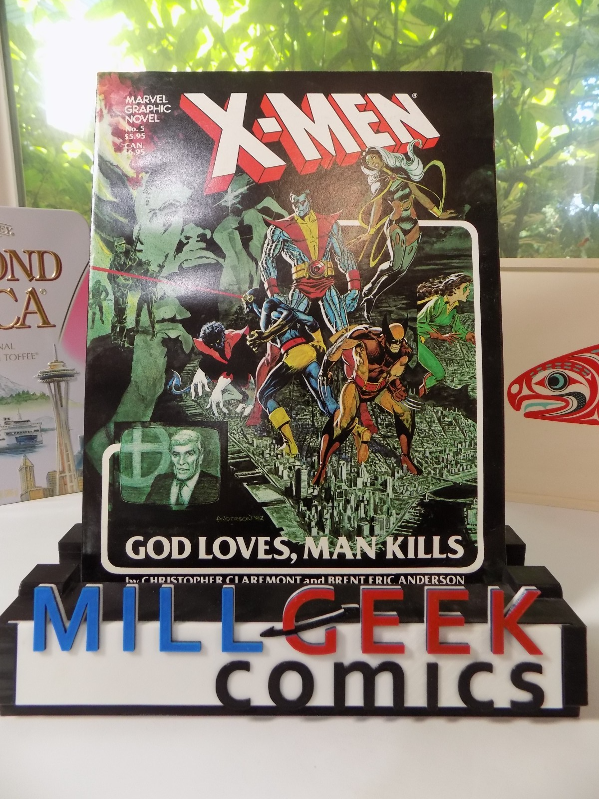 X-Men God Loves, Man Kills Marvel Graphic Novel #5 2nd Print 1982 Fine/Very Fine