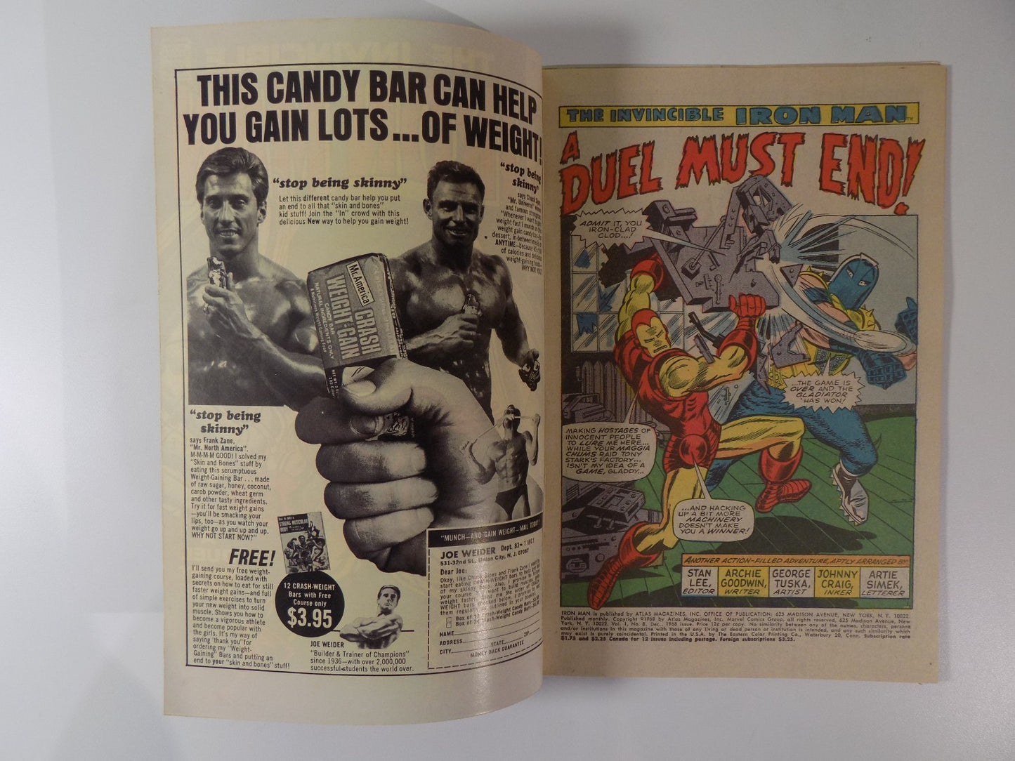 Iron Man #8 Marvel Comic December 1968 Fine