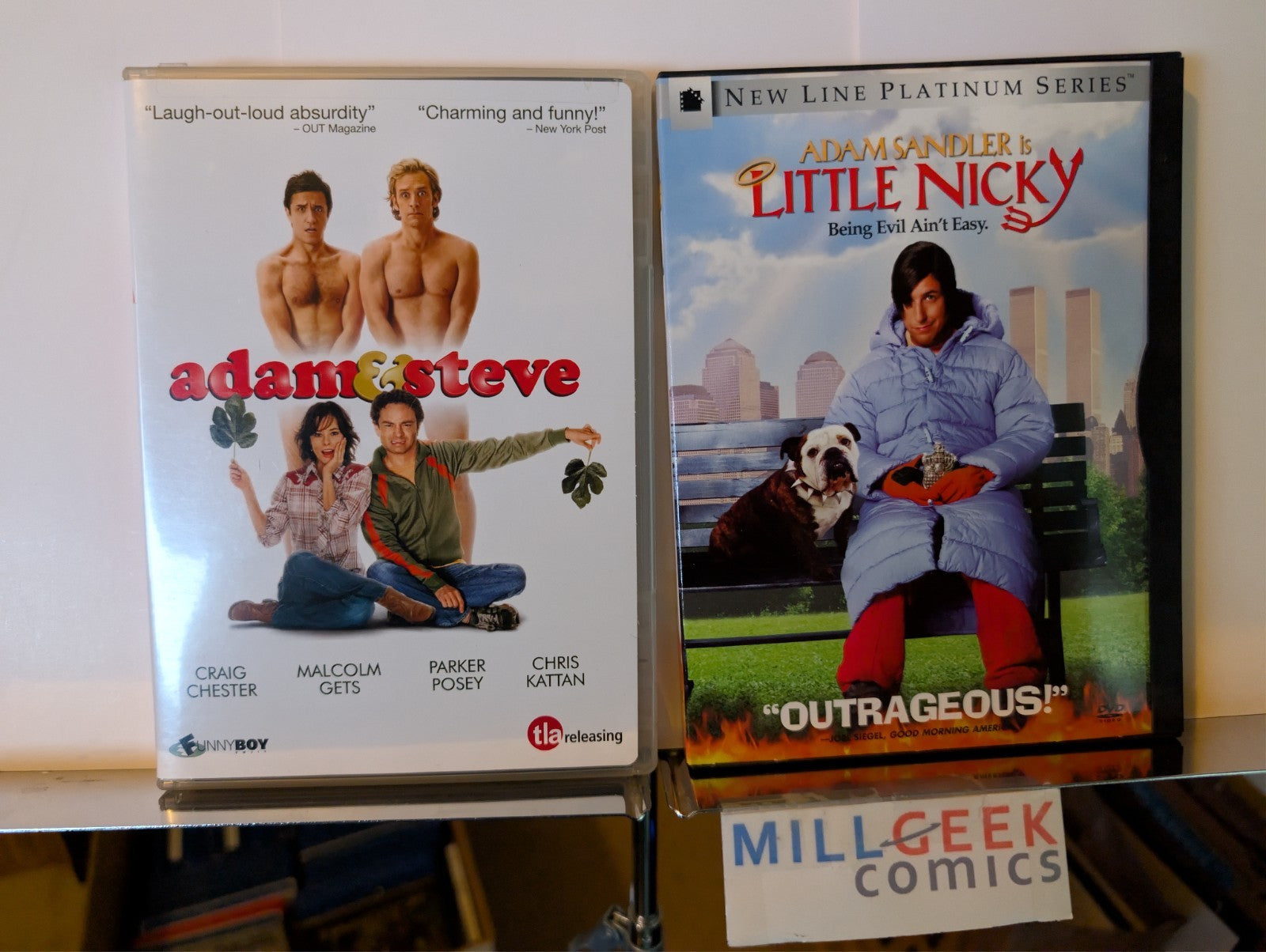 Adam & Steve / Little Nicky, 2 Movie Set (DVD) -JD