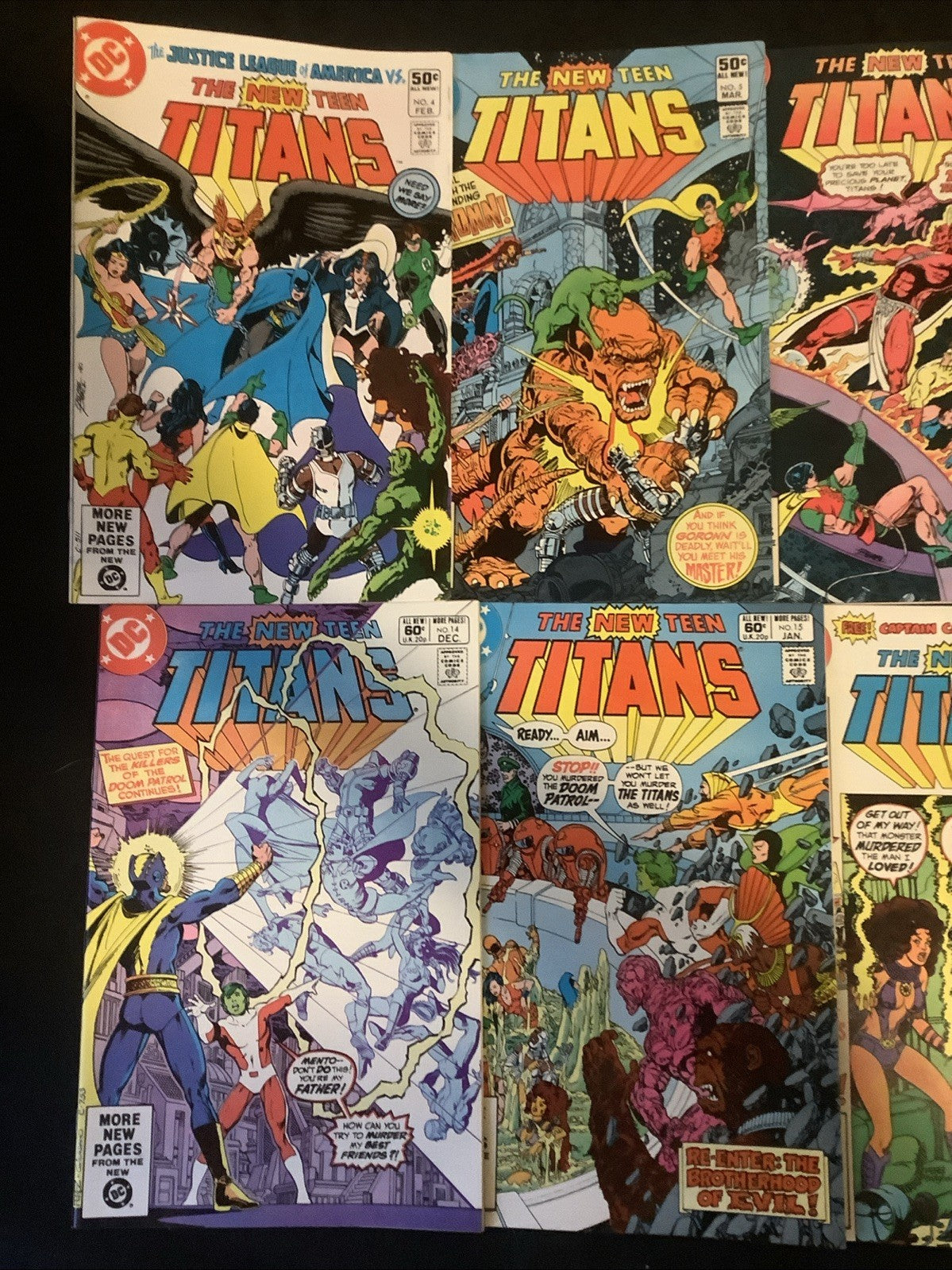 New Teen Titans #4-58 + Annuals #1-3 (MISSING #44) Comic Lot, Wolfman/Perez, DC