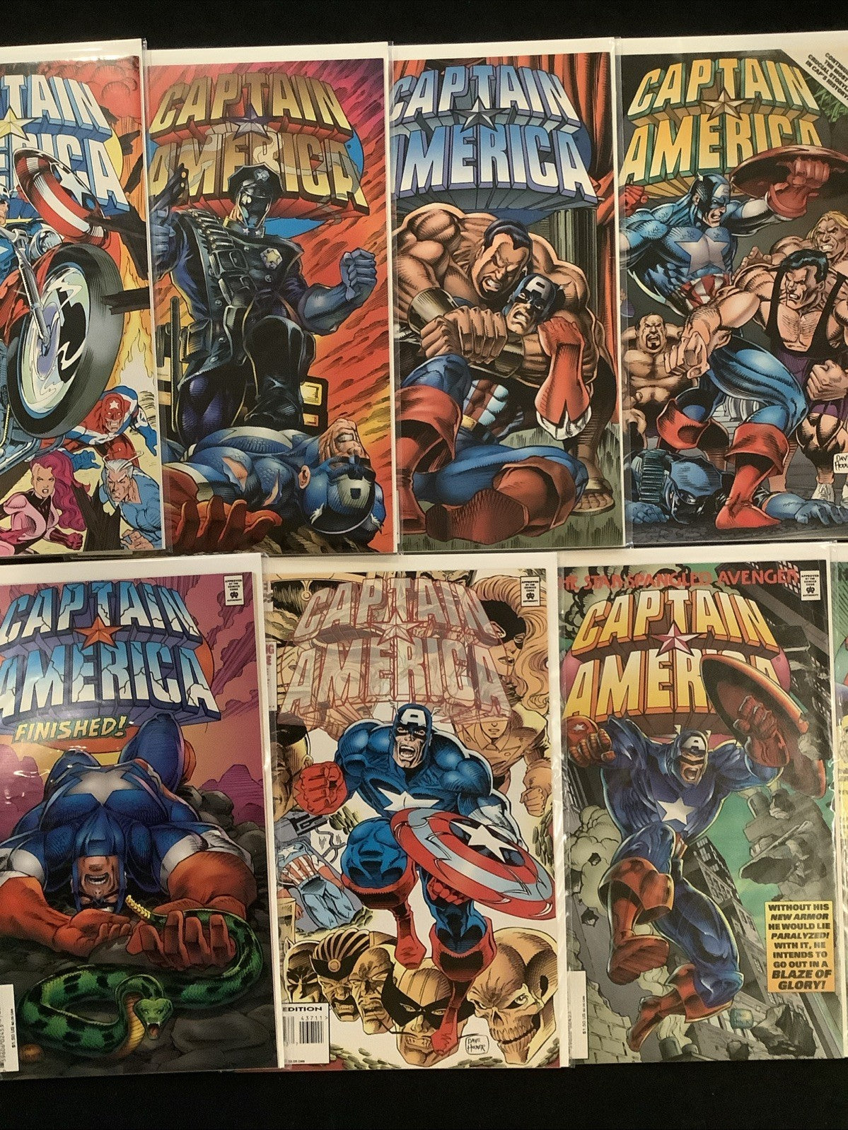 Captain America #425-441 Comic Lot, Marvel Comics, Mark Gruenwald, 1994