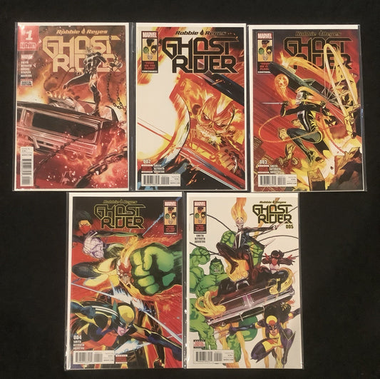 Ghost Rider #1-5 Complete Comic Series, Marvel, Felipe Smith, Vol.8 2017